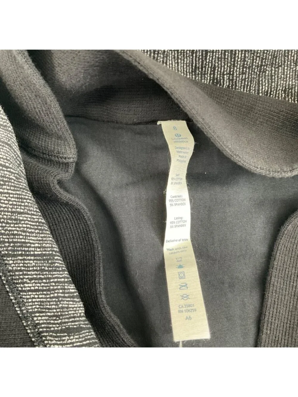 Lululemon To Class Button Up Womans gray Jacket SZ8 bust36